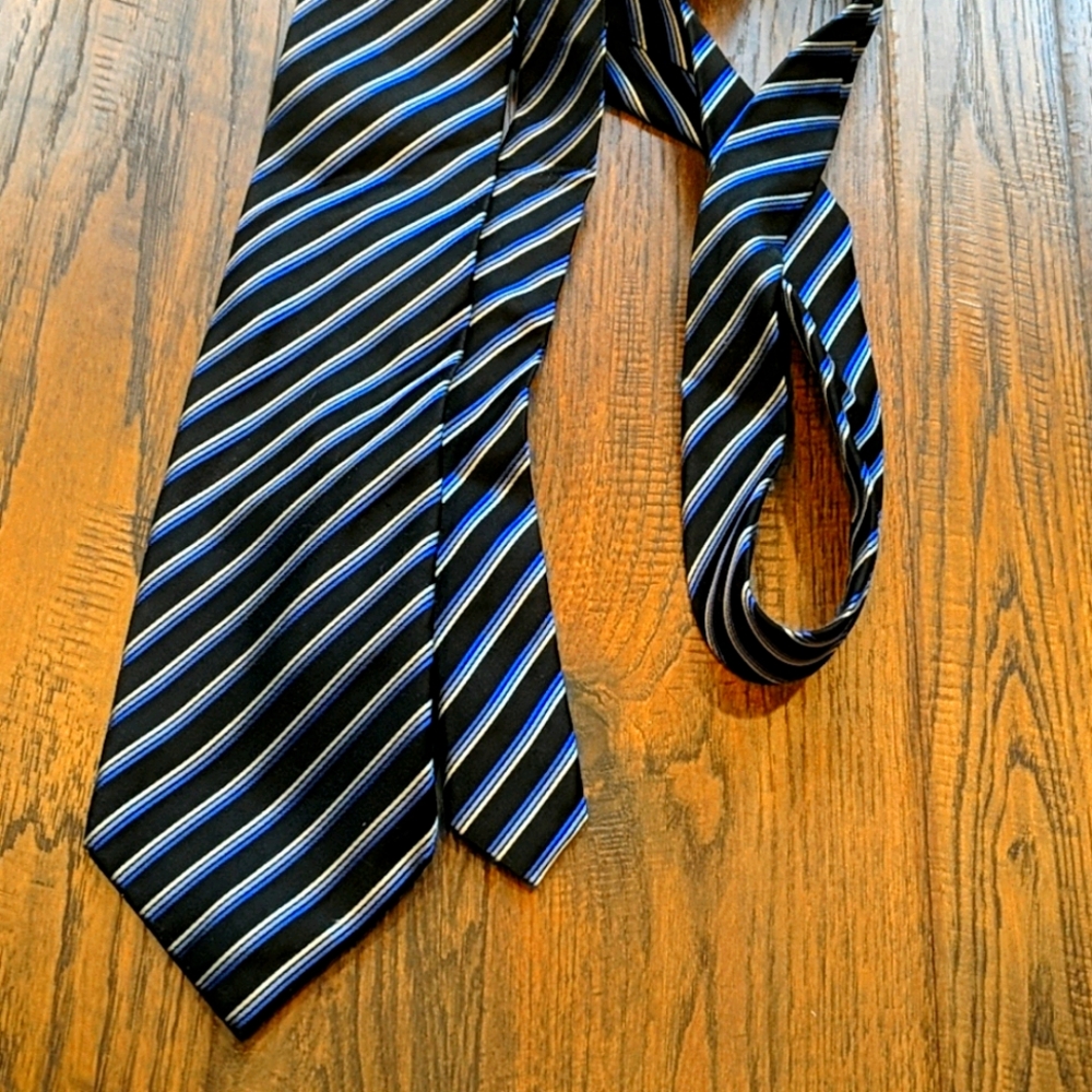Striped tie